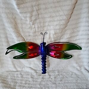 Handcrafted Metal Tin Dragonfly.